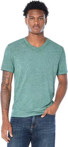 Vista 21 de Lucky Brand Camiseta Venice Burnout con cuello en V para hombre