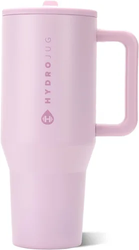 Vista 95 de HydroJug Traveler - Botella de agua aislada con asa, 40 onzas, salvia