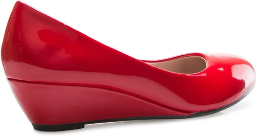Vista 3 de Olivia K - Zapatos de plataforma baja para mujer, punta redonda, con brillos