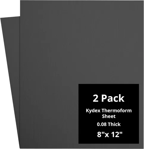 Vista 85 de Kydex Sheets - Solid Color DIY Kit for Crafting Holsters, Sheaths, and Mag Pouches - (8x8, 8x12, 12x12), Premium Thermoform Sheets - Thick, Durable