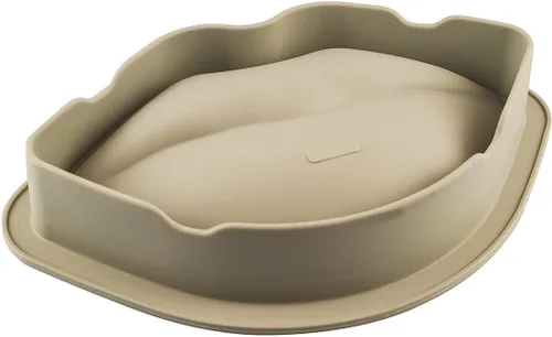 Vista 2 de Silikomart Molde de silicona Bacio (Kiss), molde flexible en forma de labios con tecnología 3D para postres horneados y congelados, fácil