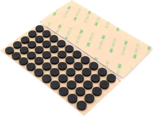Vista 2 de Almohadillas de espuma EVA para muebles, 3/8 pulgadas de diámetro, redondas, 3M, autoadhesivas, protegen gabinetes de cocina, cajones, escritorios