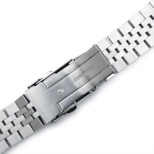 Vista 6 de Malla de reloj de acero inoxidable Super Jubilee 22MM 316L para reloj Seiko SKX007