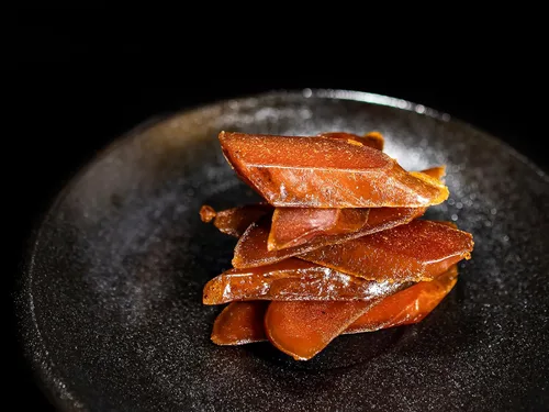 Vista 6 de Poseidon - Bottarga entera premium - Bottarga italiana clásica producida en la isla de "Cerdeña" - 2.46 ~ 3.5 oz