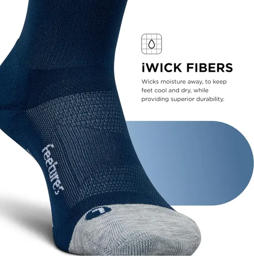 Vista 55 de Feetures Elite Light Cushion Mini Crew Sock - Calcetines deportivos con compresión dirigida