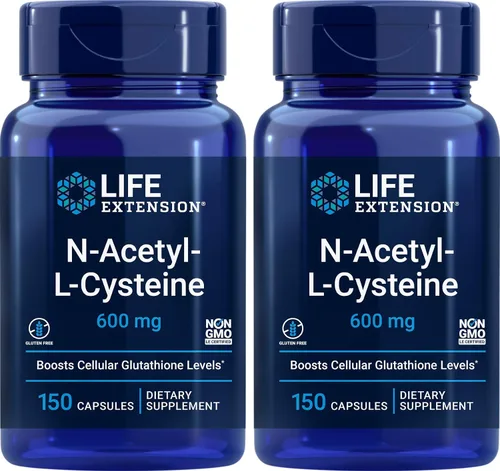 Vista 5 de Life Extension N-Acetyl-L-Cisteína (NAC) 600mg, 150 Cápsulas