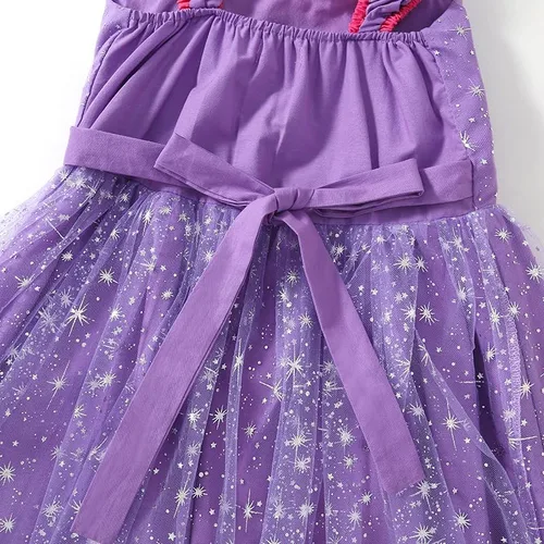 Vista 4 de Disfraz de princesa para niñas, vestido casual de verano para niñas pequeñas