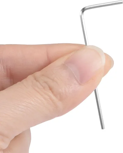 Vista 6 de uxcell Llave hexagonal de 0.051 in, herramienta de reparación CR-V de brazo largo en forma de L 6 piezas