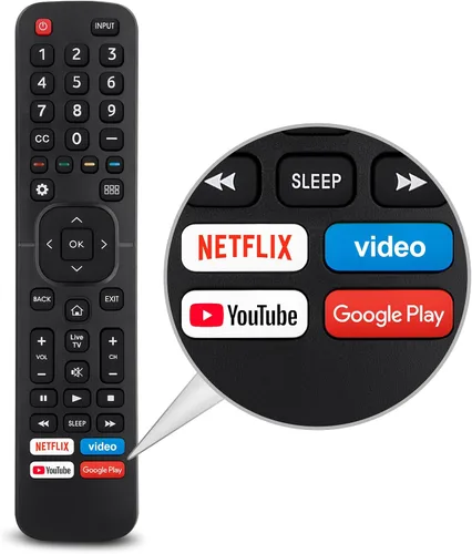 Vista 11 de para Hisense-TV-Remote Reemplazo, Control remoto universal para todos los televisores inteligentes Hisense【Paquete de 2】
