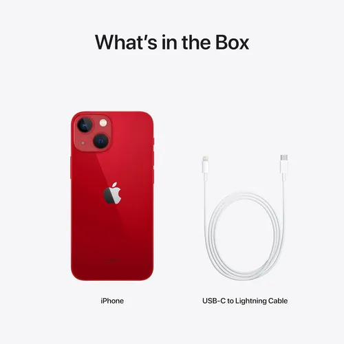 Vista 8 de Apple iPhone 13 Mini, 128 GB, rojo - GSM Carriers (reacondicionado)