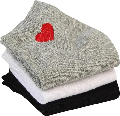 Vista 6 de TRENIS 5 pares de calcetines de mujer de algodón corto primavera verano transpirable casual tobillo
