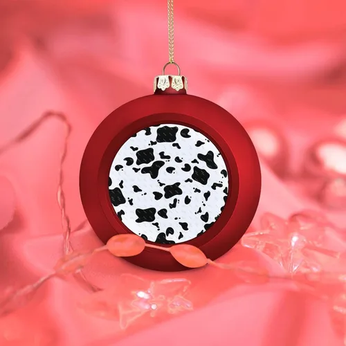 Vista 158 de Boobs Funny Shatterproof Matte Christmas Balls for Tree Wreath Home Decor 1PCS
