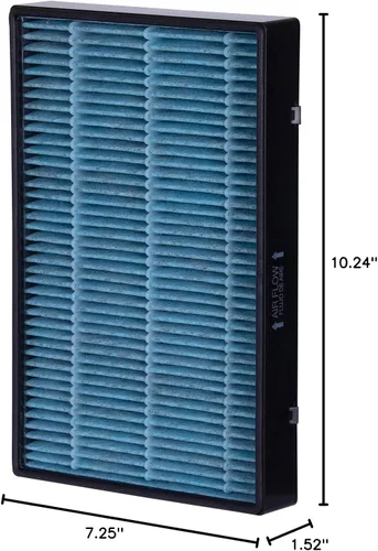 Vista 10 de Filtro de aire de cabina Pureflow PC5483X Compatible con Volvo C70 2004-98, 2000-98 S70, 1998-97 V90, 1997-94 850, 1997-93 850