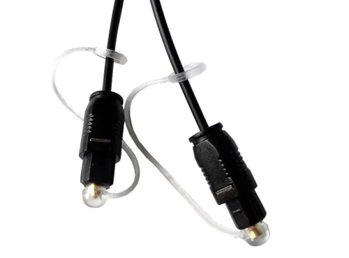 Vista 6 de easyday Cable óptico de audio digital de 4.9 ft – Cable de puerto Toslink trenzado de nailon flexible para barra de sonido, Smart TV, PS4, X-Box