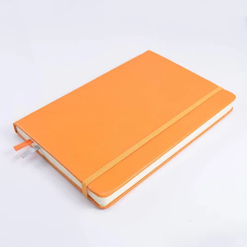 Vista 2 de Guissi Cuaderno clásico de cuadrícula de puntos, tapa dura A5, papel grueso sin ácidos de 3.53 oz/m², con bolsillo interior fino, piel sintética