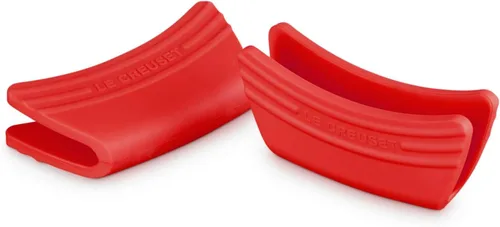 Vista 11 de Le Creuset Juego de 2 agarres de silicona, 5" x 2 1/2" cada uno, negro
