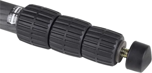 Vista 3 de SLIK PRO Pod CF-834 Monopod de fibra de carbono de 64 pulgadas de alto (618-834) - Se pliega hasta 19 pulgadas, pesa 1.1 libras, soporta 13 libras