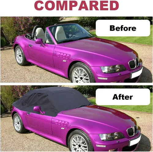 Vista 9 de Cubierta para techo blando compatible con BMW Z3, funda para capó de medio techo personalizada para proteger el techo blando