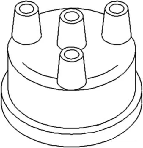 Vista 5 de RAParts AT21717 - Tapa de distribuidor compatible con John Deere para modelos de tractor JD 300 301 302 310 350 380