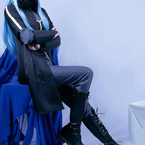 Vista 3 de Rimuru Cosplay Costume,Rimuru Tempest Costume Outfit Mask Halloween