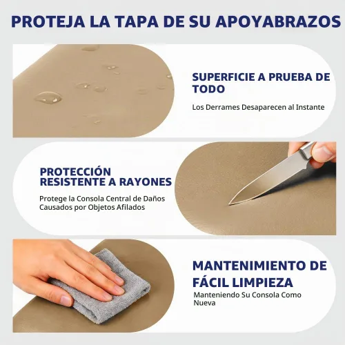 Vista 4 de PIT66 Kit de reposabrazos de consola central, compatible con Silverado Avalanche Suburban Tahoe Sierra Yukon Beige 99-07 Chevy/GMC 1999-2007 (beige)