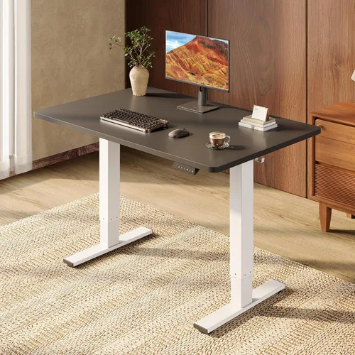 Vista 20 de SANODESK - Escritorio eléctrico ergonómico ajustable de altura grande de 71 Marco extendido blanco/parte superior blanca
