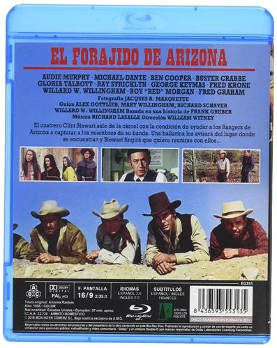 Vista 2 de Arizona Raiders (1965) [ Blu-Ray, Reg.A/B/C Import - Spain ]