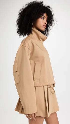 Vista 4 de Rebecca Taylor Chaqueta de algodón militar para mujer