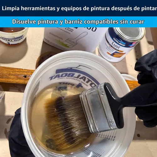 Vista 7 de TotalBoat disolvente especial para cepillado 100 (cuarto) Specialized Thinner for Brushing & Rolling Select TotalBoat Boat Bottom Paints and