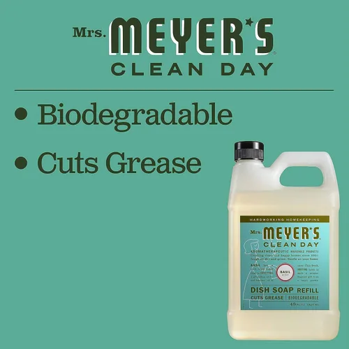 Vista 94 de Mrs. Meyer’s Clean Day - Detergente líquido para platos, aroma a lavanda, botella de 16 oz