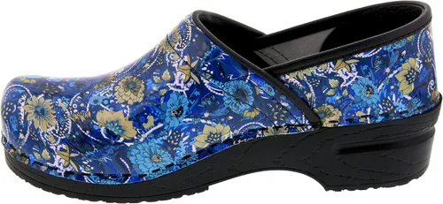 Vista 3 de BJORK Swedish Comfort - Zuecos de cuero para mujer, con estampado profesional