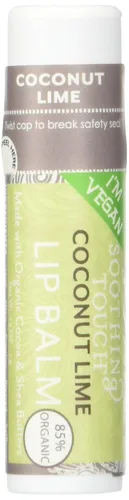Vista 9 de Calmante Touch, Bálsamo Labial Coco Lima Organic, 0.25 oz