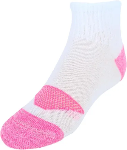 Vista 3 de Hanes Calcetines cómodos y frescos para niñas, paquete de 12 pares de calcetines con forro de moda