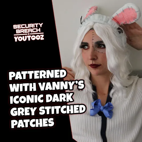 Vista 8 de Youtooz Diadema Vanny, accesorio oficial con licencia de Five Nights at Freddy's Video Game, por Youtooz Five Nights at Freddy's Collection, Gris