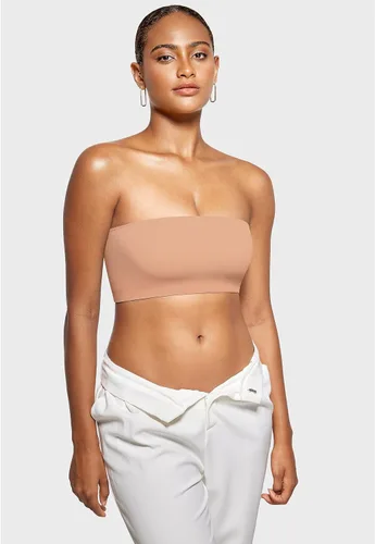 Vista 3 de INLYRIC Sujetador Inbarely Bandeau sin tirantes para mujer, sin costuras, cómodo, elástico, sin relleno