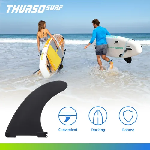 Vista 2 de THURSO SURF Aletas de remo de repuesto inflables de SUP Stand Up Paddle Board Accesorio Aletas de bloqueo rápido – Elige entre aletas