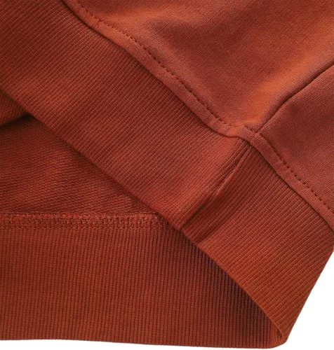 Vista 4 de Sudadera de algodón con cuello redondo y manga larga para niños pequeños