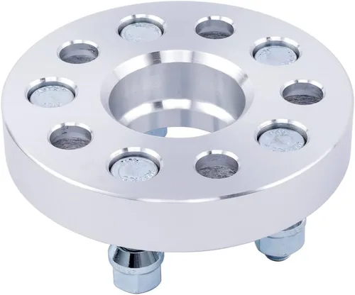 Vista 8 de 4 espaciadores de rueda centrados 5x115 de 1 pulgada con pernos de 0.551 x 0.059 in de orificio del cubo de 2.815 in compatibles con Dodge 5 Lug