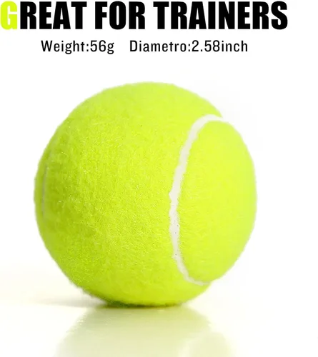 Vista 2 de 30/40 Pack Training Tennis Balls, Pet Dog Playing Balls, Practice Tennis Balls with Mesh Bag for Transport and Beginner Training