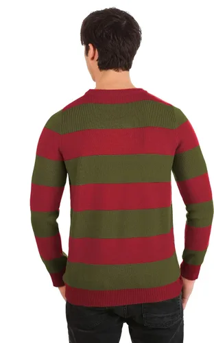 Vista 9 de Fun Costumes Striped Nightmare on Elm Street Freddy Adult Sweater