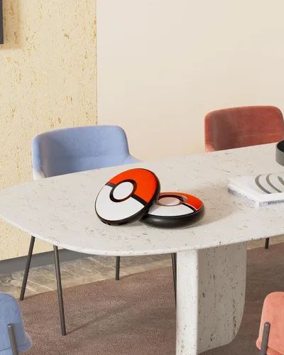 Vista 6 de OLCLSS Case for Pokémon GO Plus + 2023,Premium Silicone,Sweatproof, Classic Color,Matching Design with Portable Wrist Strap (Black)