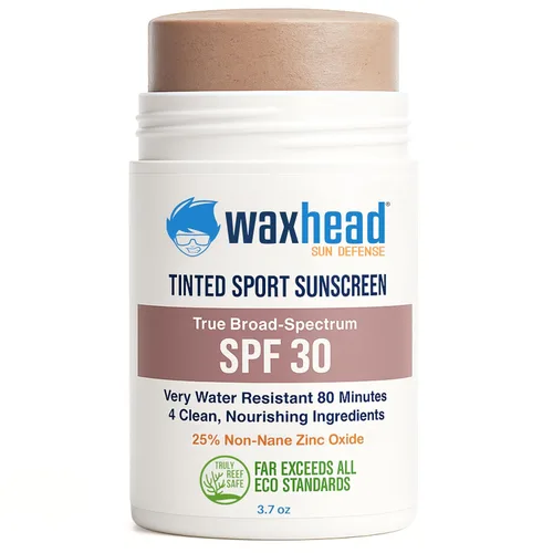 Vista 12 de Waxhead - Protector solar seguro para arrecifes de coral, protector solar mineral tintado, protector solar seguro para arrecifes, protector solar