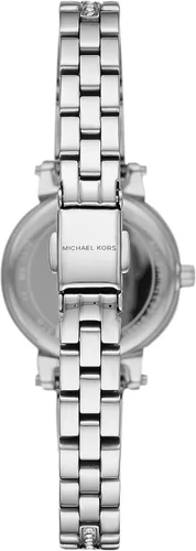 Vista 4 de michael kors Women s Sofie acero inoxidable de cuarzo reloj Casual color plateado modelo mk3906