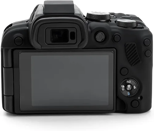 Vista 2 de Rieibi EOS R10 - Funda de silicona para cámara digital Canon eos R10 - Funda protectora de silicona para Canon R10 - Negro