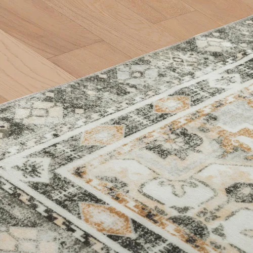Vista 6 de Asrug Alfombra de pasillo de 2 x 7, lavable para pasillos, antideslizante, cocina, baño, lavandería, alfombra de pasillo vintage, alfombra suave