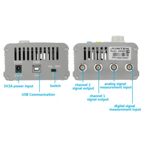 Vista 5 de JDS2900 DDS generador contador 15MHz 30MHz 40MHz 50MHz 60MHz alta exactitud Dua canal Función de onda arbitraria Generador Medidor de frecuencia