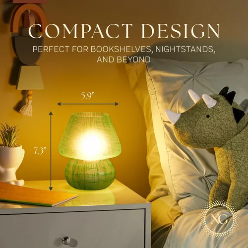 Vista 7 de Lámpara de hongo Next Glow – Lámpara de mesa, lámpara LED regulable moderna para dormitorios, habitaciones de niños, mesitas de noche, decoración