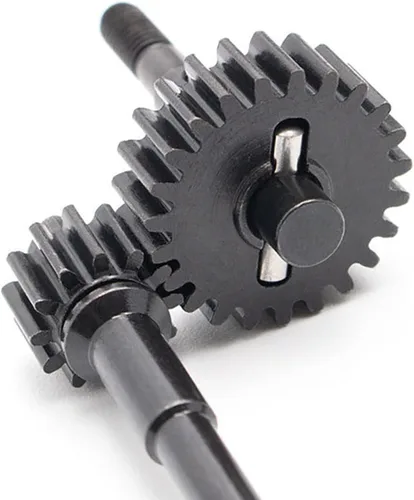 Vista 8 de LCX Carreras 1/10th RC Crawler Car Hardened Steel Portal Drive Gear Set 32P 23T/12T para Axial SCX10 III AXI03007 Capra UTB10,Actualizaciones Piezas