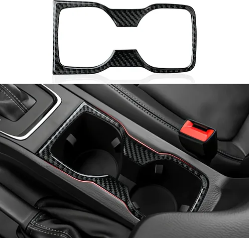 Vista 18 de Cubierta de Panel de Control Central de Fibra de Carbono para Tablero de Coche para Ford Ranger 2019 2020 2021 2022 2023 XLT Lariat XL Accesorios