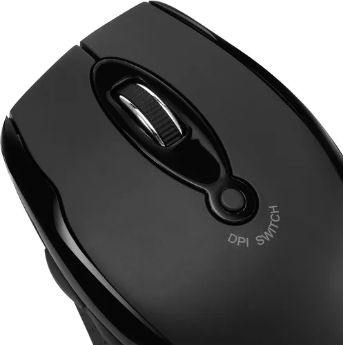 Vista 5 de Adesso iMouse M20B - Ratón óptico ergonómico inalámbrico, color negro